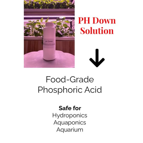 PH Down Solution for Hydroponics Aquaponics 500ml 1000ml