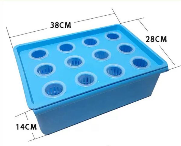 Dimension of hydroponic kit Hydroponics Kit for Beginners 12 Hole Easy To Grow