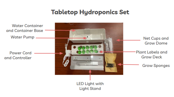 Smart Home Hydroponics Kit for Indoor Gardening Aerogarden