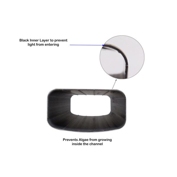 Nutrient Film Technique Channel 90x50mm (1m)