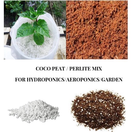 Cocopeat Perlite Bags for Hydroponics Aeroponics Gardening Soil