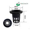 Black Net Cup 32mm for Hydroponics and Aeroponics