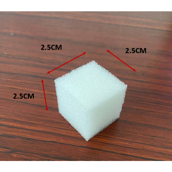 White Foam Cubes for Hydroponics and Aeroponics Loose Pieces