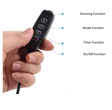 timer english USB LED Grow Light Tube for Hydroponics Succulents