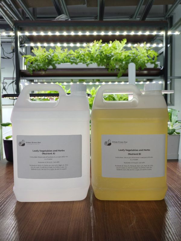 Hydroponics AB Nutrients and Fertilizers Big Bottle 5L