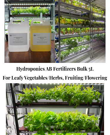 Hydroponics AB Nutrients and Fertilizers Big Bottle 5L